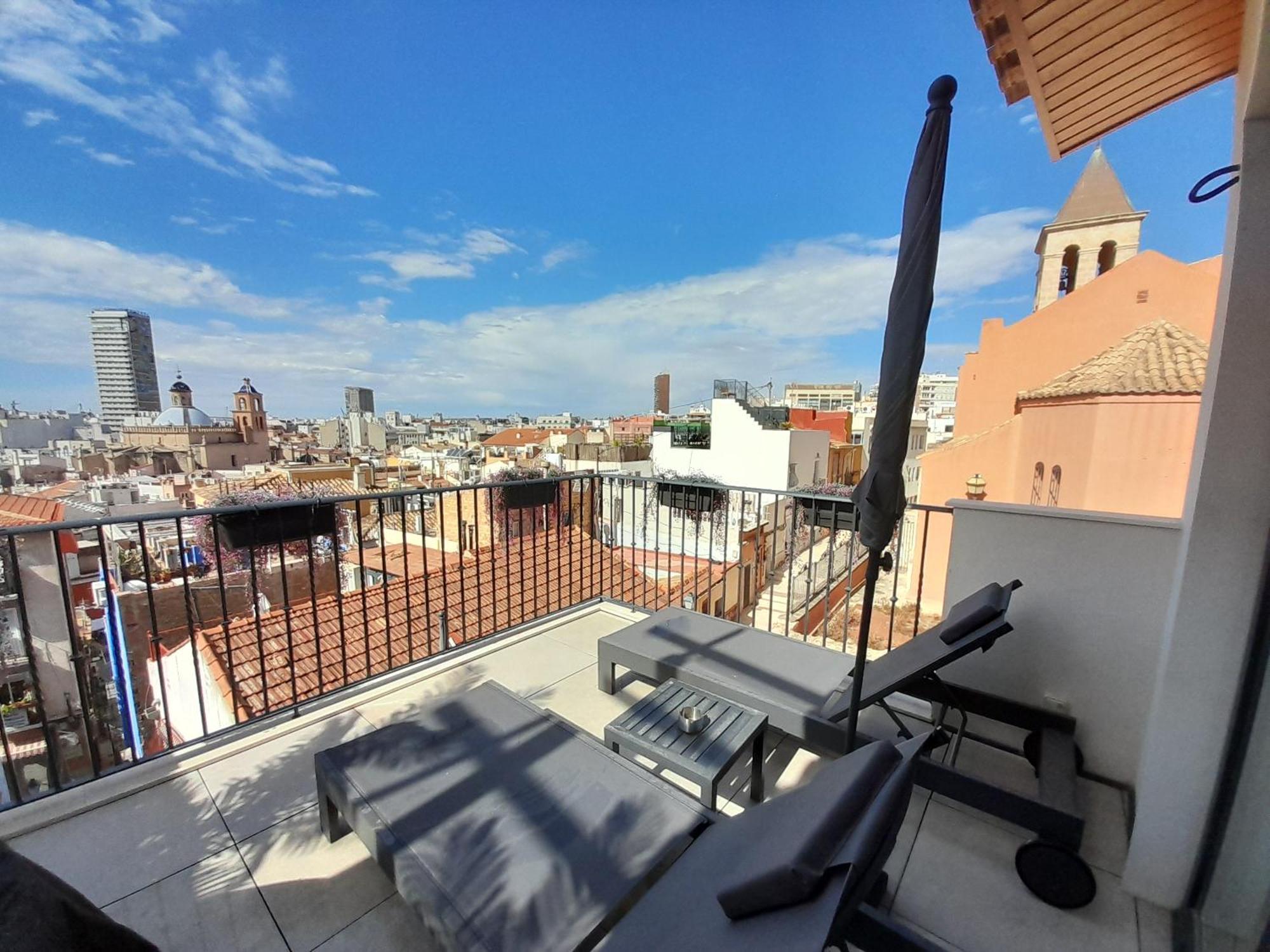 Apartmán Atico Roseta Luxury Alicante Exteriér fotografie